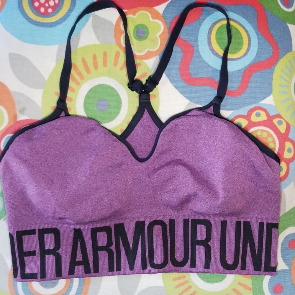 Under armour sports bra | purple | medium